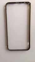 Iphone 6 bumper i sort/gull